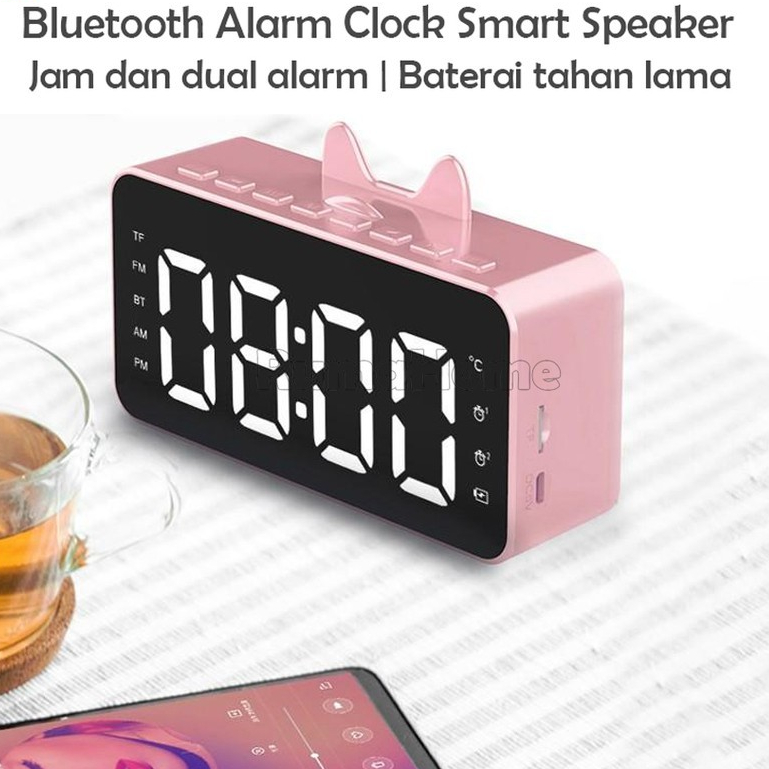 CLOCK DIGITAL SPEAKER BLUETOOTH PORTABLE JAM DIGITAL PLUS SPEAKER BLUETOOTH FLECO Q9