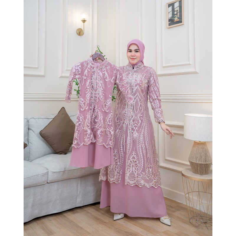 Hazard_Collection_07 / Kebaya Couple Ibu Dan anak / Kebaya Couple Mewah / Kebaya Gamis Couple Ibu An