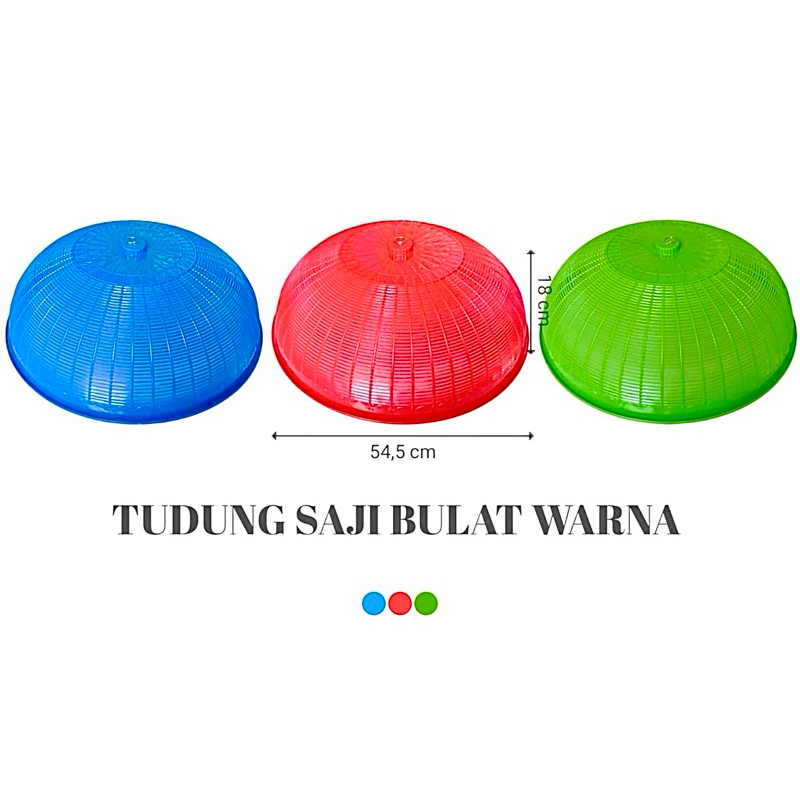 TUDUNG SAJI / TUDUNG SAJI BULAT STAR SF / TUDUNG SAJI PLASTIK BERKUALITAS & WARNA CERAH