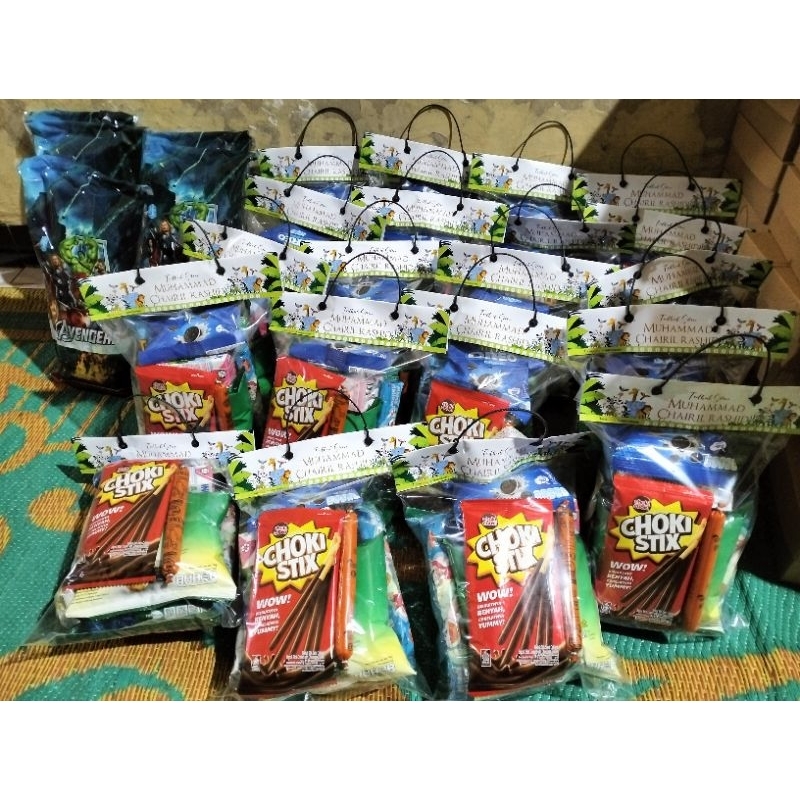 

Paket snack ultah anak sesuai request