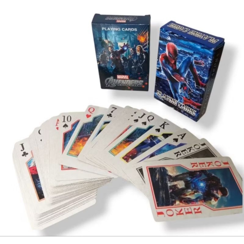 Mainan Kartu Poker Gambar Animasi Karakter