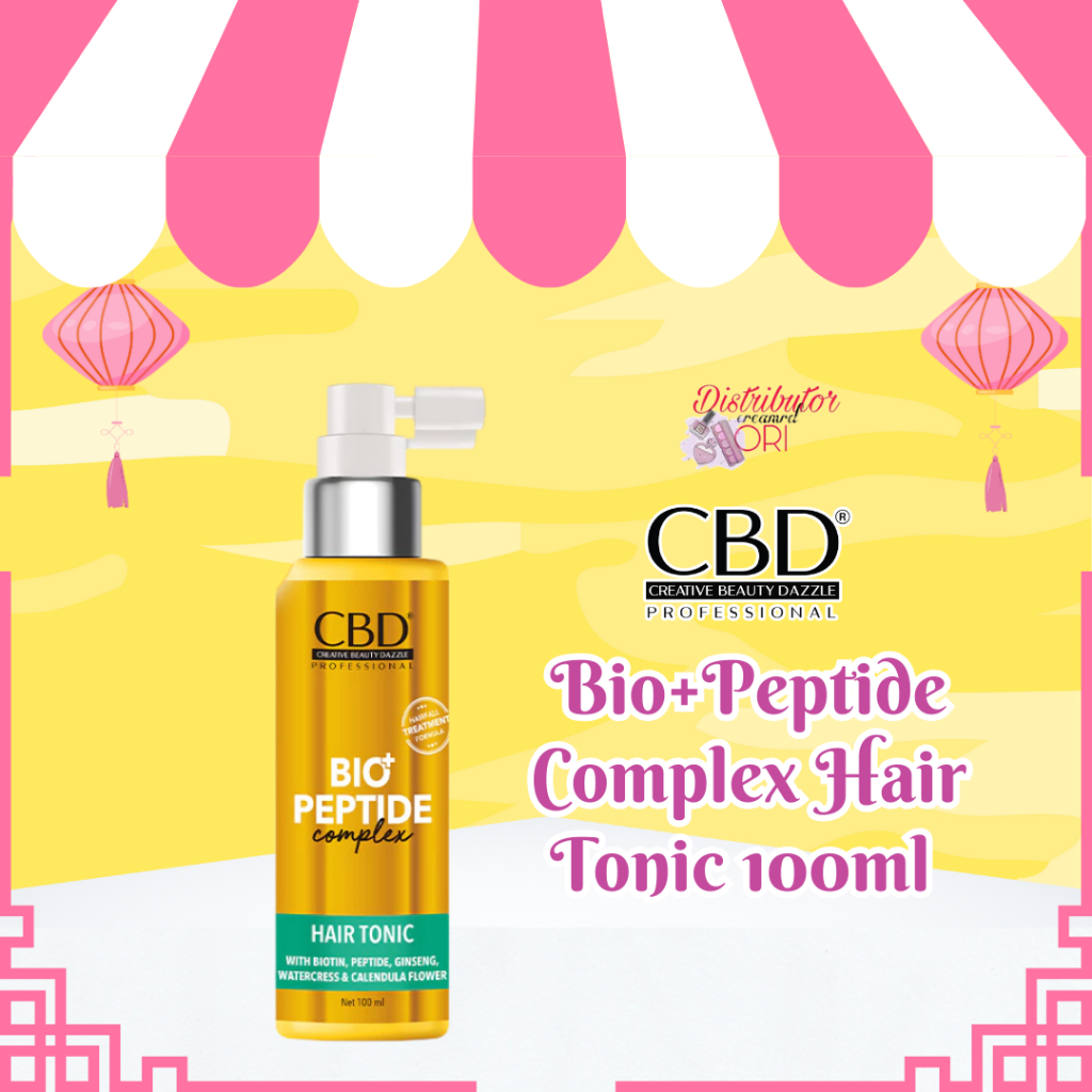 CBD Bio+Peptide Complex Hair Tonic 100ml | BPOM | ORIGINAL