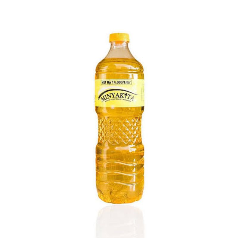 1 botol minyak goreng minyakita