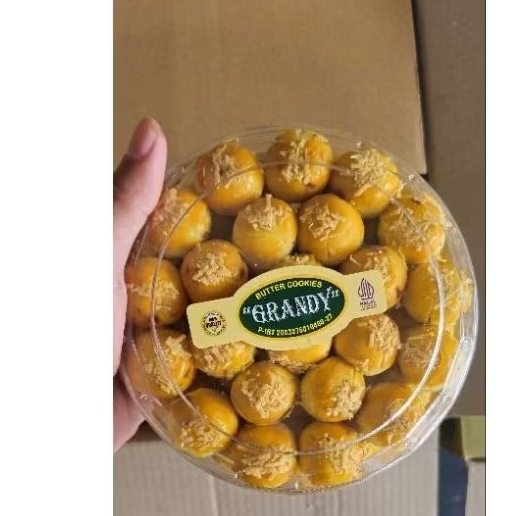 

NASTAR PREMIUM GRANDY ISI PERTOPLES KURANG LEBIH 500GRAM DENGAN TABURAN KEJU DI ATASNYA BISA COD