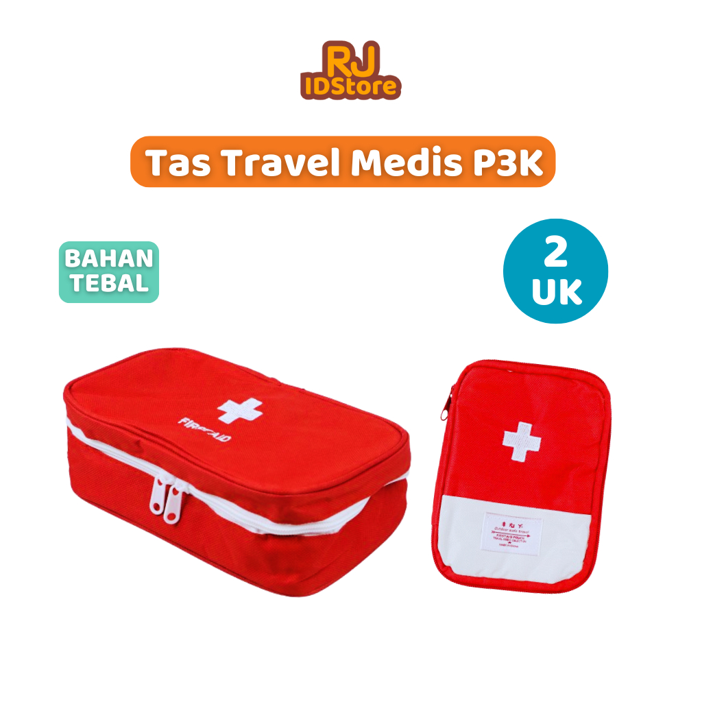 Tas Medis Tempat Obat P3K Mini Tas Obat Travel Kotak P3K Mini