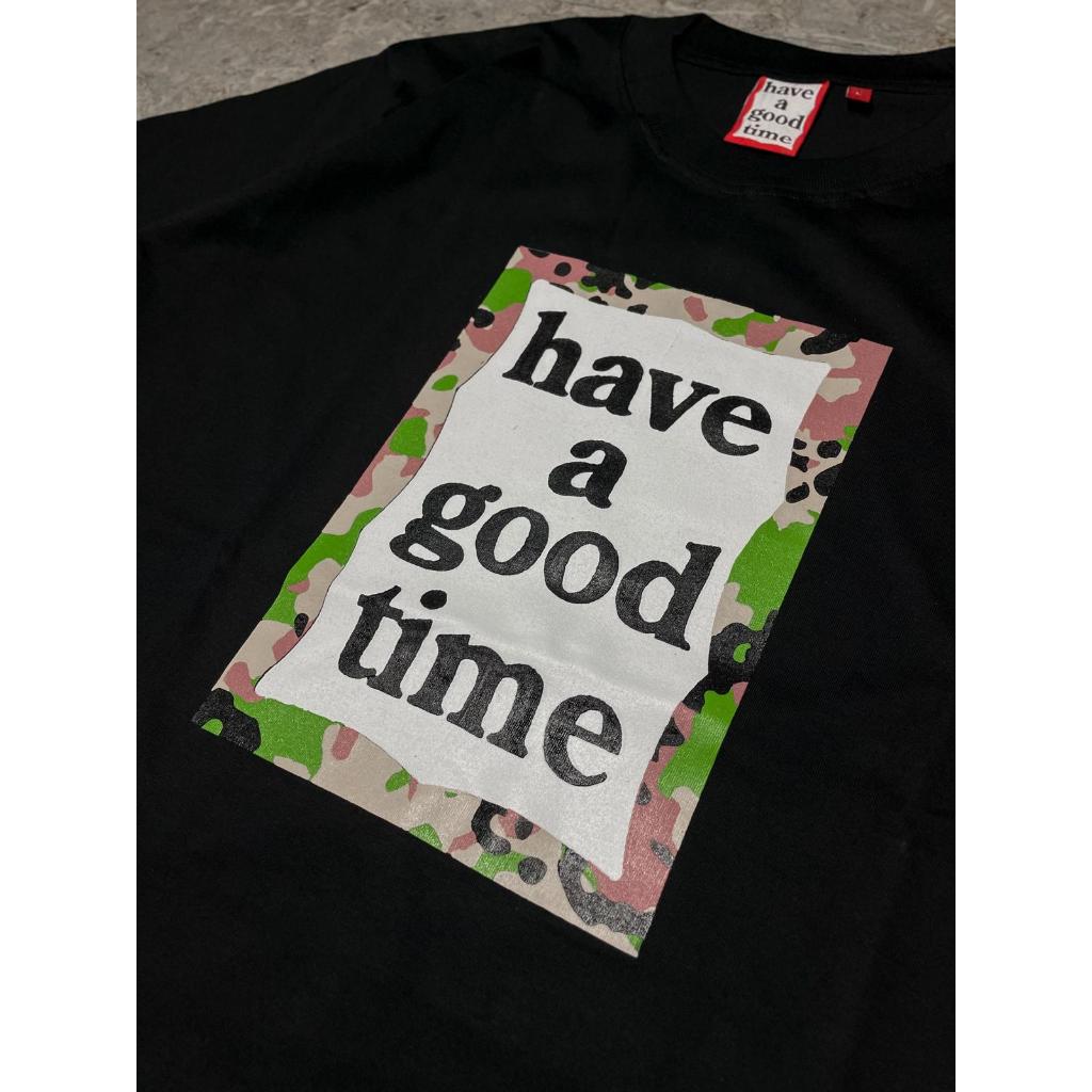 T-Shirt Have A Good Time - Camo Black