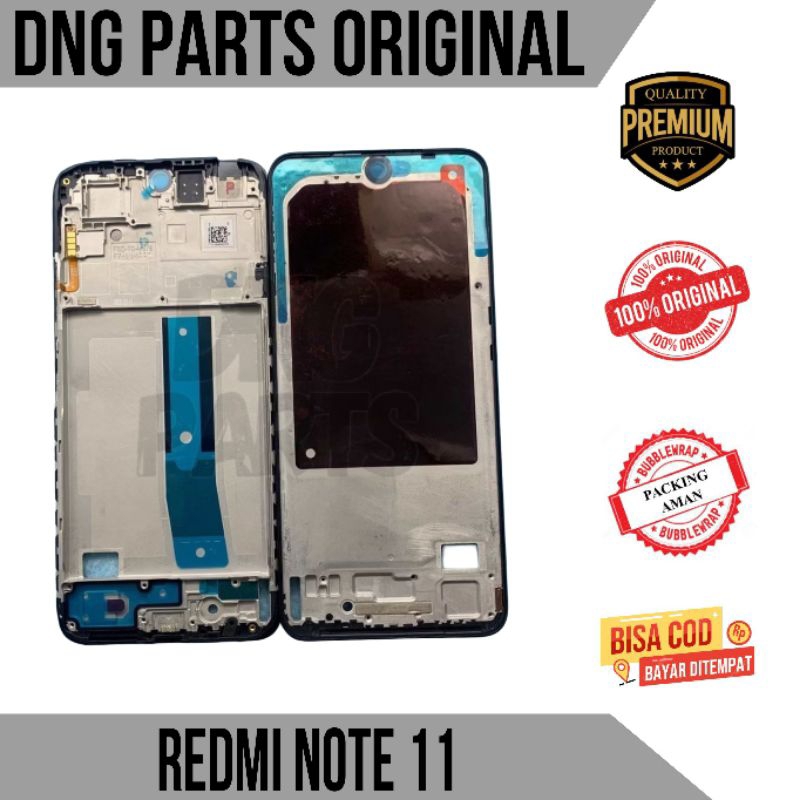 FRAME TATAKAN TEMPAT TULANG RANGKA LCD XIAOMI REDMI NOTE 11 ORIGINAL COPOTAN