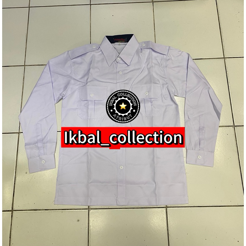 Kemeja pns polosan/ baju dinas lengan pendek-panjang / kemeja dinas putih(COWOK / CEWEK)POLOSAN
