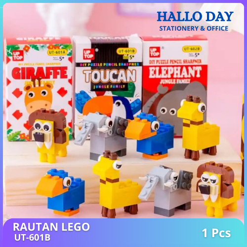 

HD Rautan Pensil DIY Bongkar Pasang / Serutan Pensil Puzzle / Rautan Pensil Lego