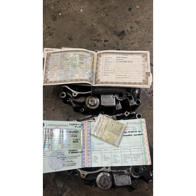 surat honda tiger revo