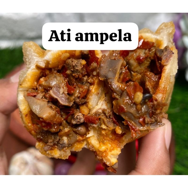 

Cireng Isi Ati Ampela pedas isi 6 Pcs