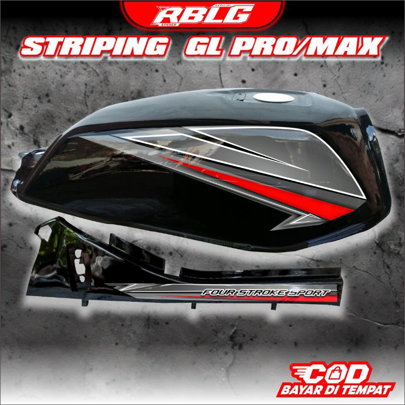 STRIPING GL PRO/MAX VARIASI TERBARU, STRIPING GL CUSTOM, STRIPING GL BALAP, STRIPING GL HEREK, STRIP