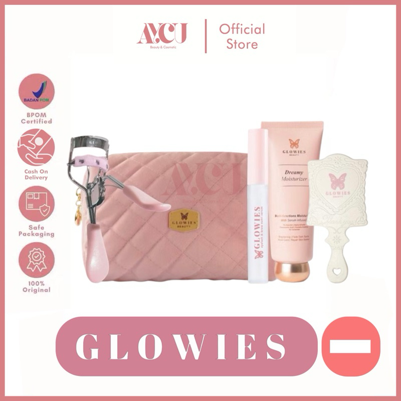 [READY SIAP KIRIM] GLOWIES BEAUTY Dreamy Moisturizer 80 ml | Eyelash & Brow Nutri Serum 4 ml | Lash 