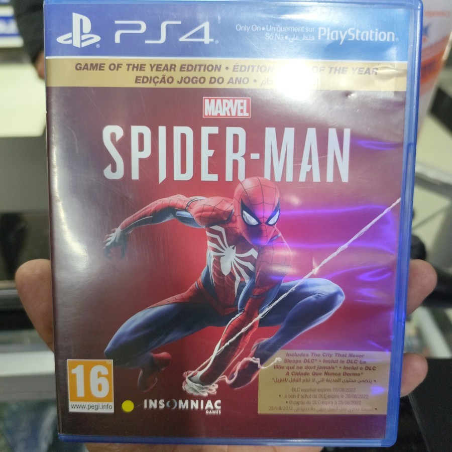 Marvel Spiderman PS4 Game Of The Year Edition GOTY