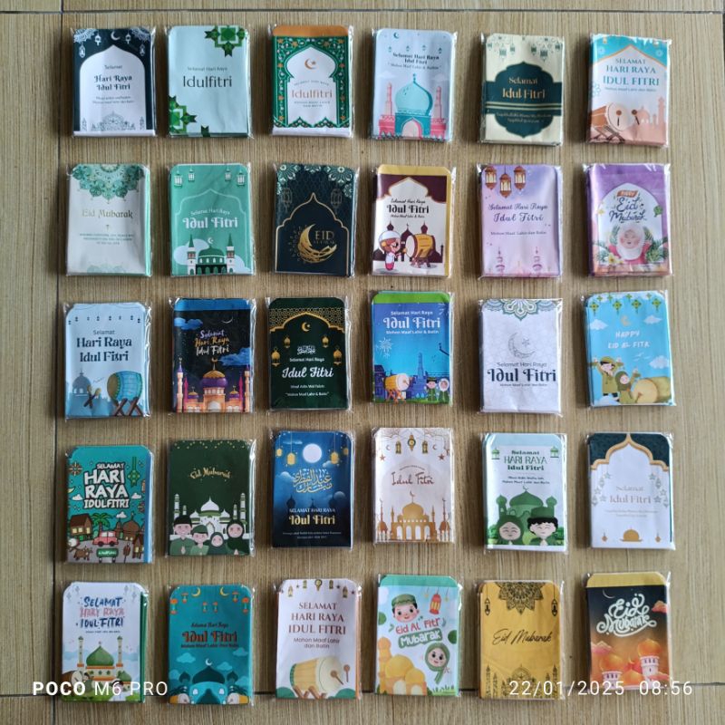 

PAKET 1KG ( 100PACK ) AMPLOP LEBARAN MINI