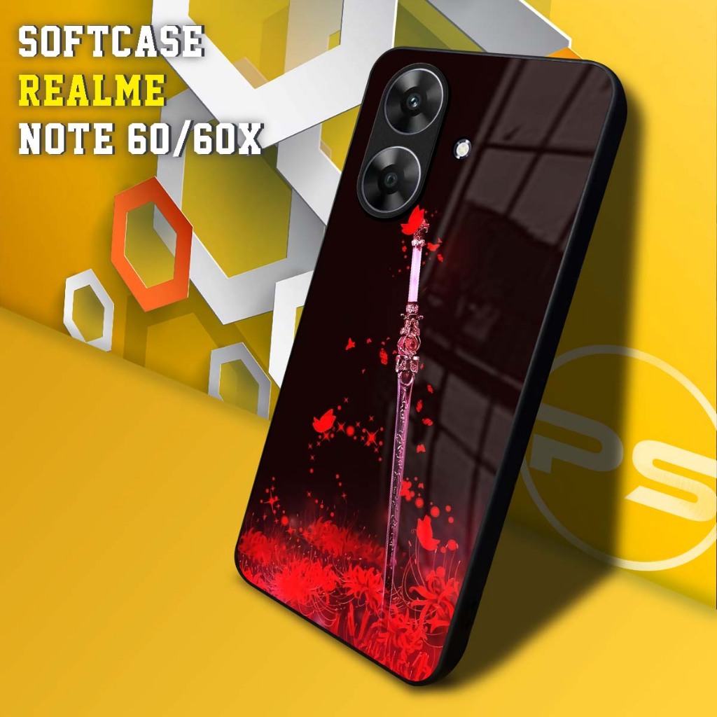 PS97 Softcase Kilau Realme Note 60 | 60x | Case Kesing Hp Realme Note60 60x Silikon Soft Case Glass 