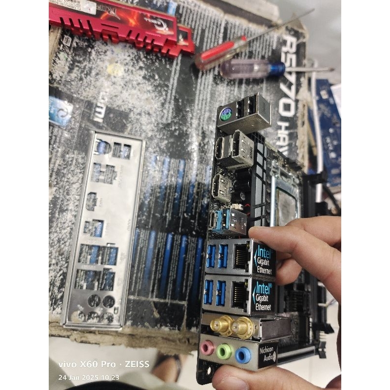 mainboard asrock z390m itx ddr4 + procsesor core i7-9700f gen9