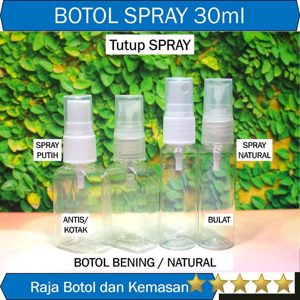 Botol 30ml tutup spray Botol Antis 30ml Botol 30 ml kotak Botol 30ml Hand Sanitizer