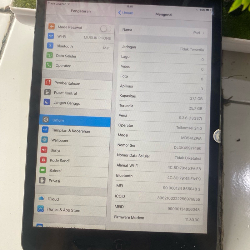 ipad mini 1 32GB
