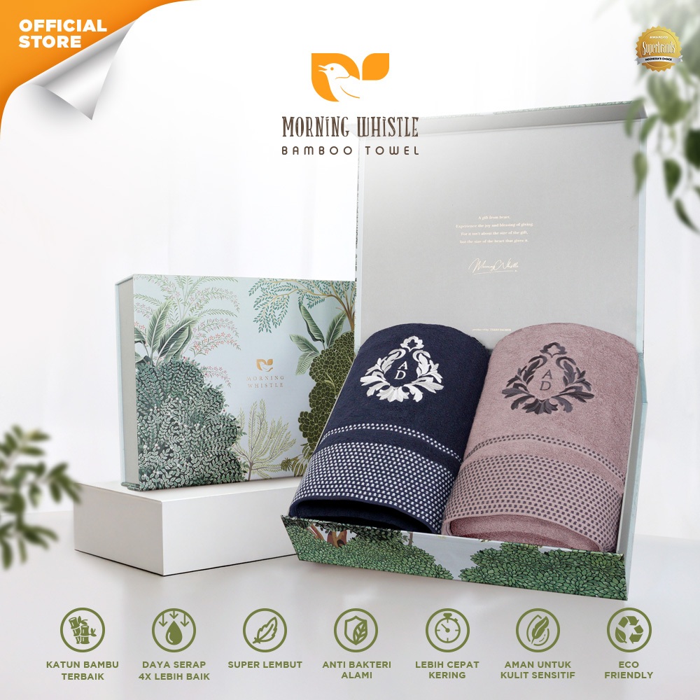 Morning Whistle - Alvero (Handuk Couple Set) / Handuk Seserahan / Kado Pernikahan / Souvenir /