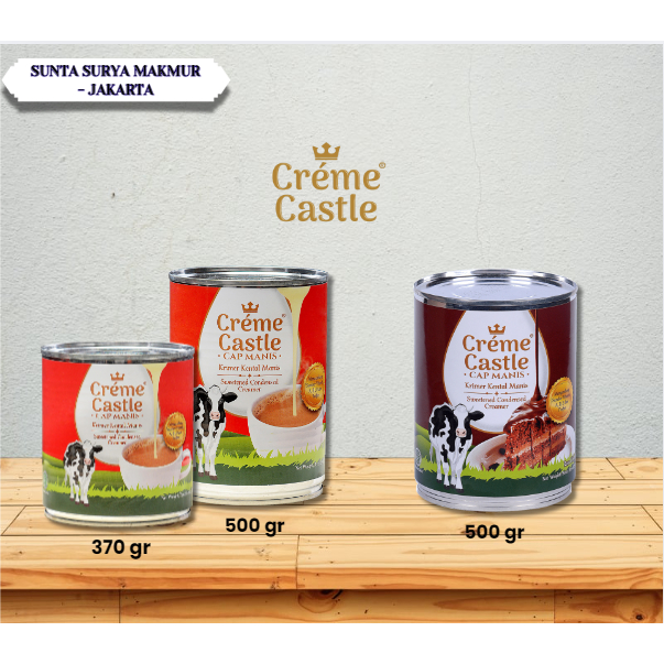 

Creme Castle Susu Kental Manis 370gr,500Gr