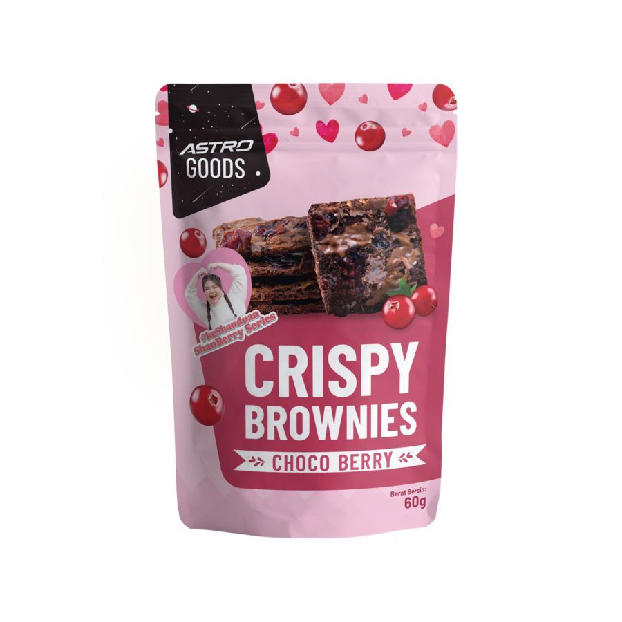 

Astro Goods - Crispy Brownies Choco Berries 60gr