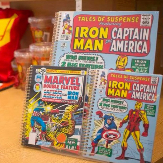 

MINISO MARVEL BUKU WIREBOUND BOOK 8 lembar IRONMAN HULK SPIDERMAN