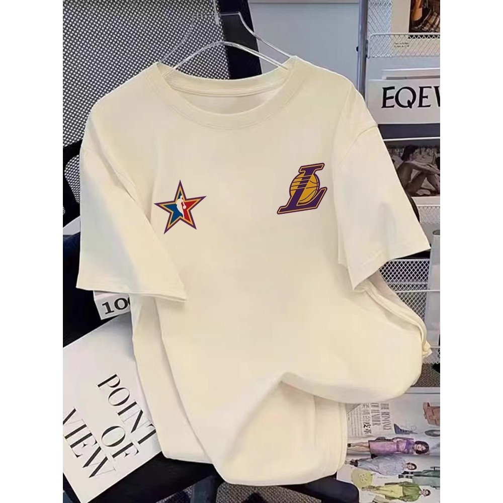 Kaos Gaya Bola Basket Nomor 23 Jumbo (M-8XL) Baju Kaos Oversize Wanita|Korean Style Baju Kaos Oversi