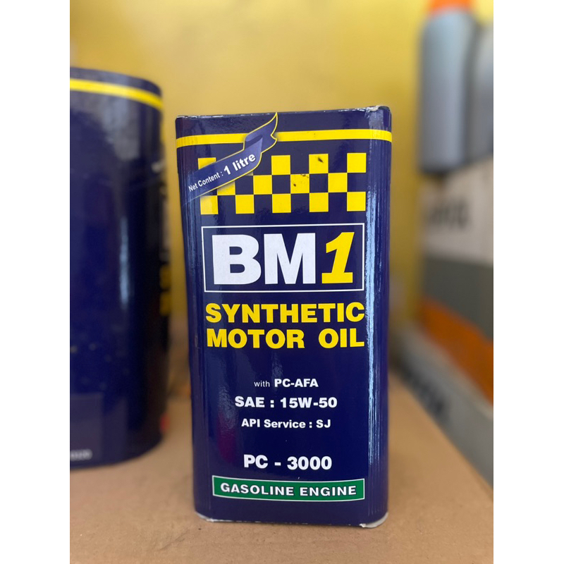 oli mesin BM1 pc3000 untuk mesin bensin kemasan 1 liter