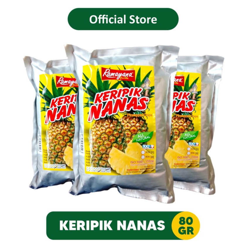 

Keripik Nanas 80gr | Oleh Oleh Khas Batu Malang - 055004