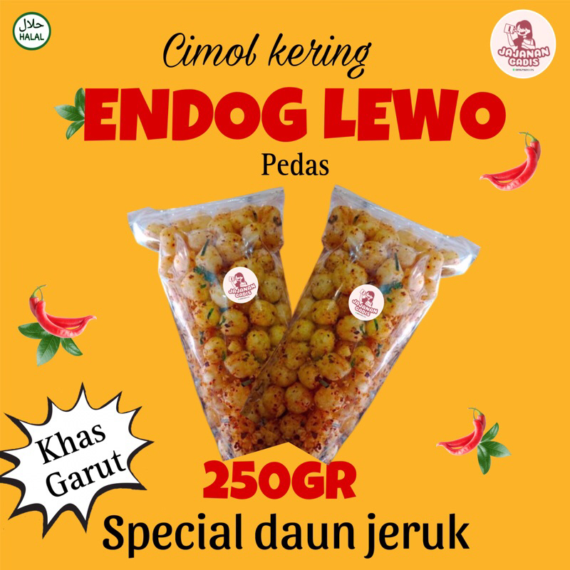 

Endog lewo Cimol Kering Khas Garut 250gr pedas & original spesial daun jeruk BUMBU PREMIUM