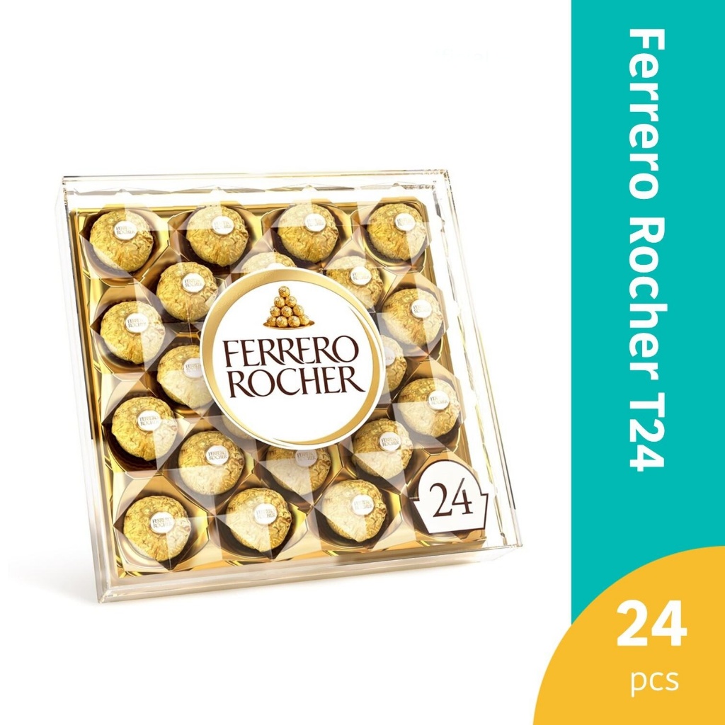 

Cokelat FERRERO Rocher Chocolate T24 isi 24pcs