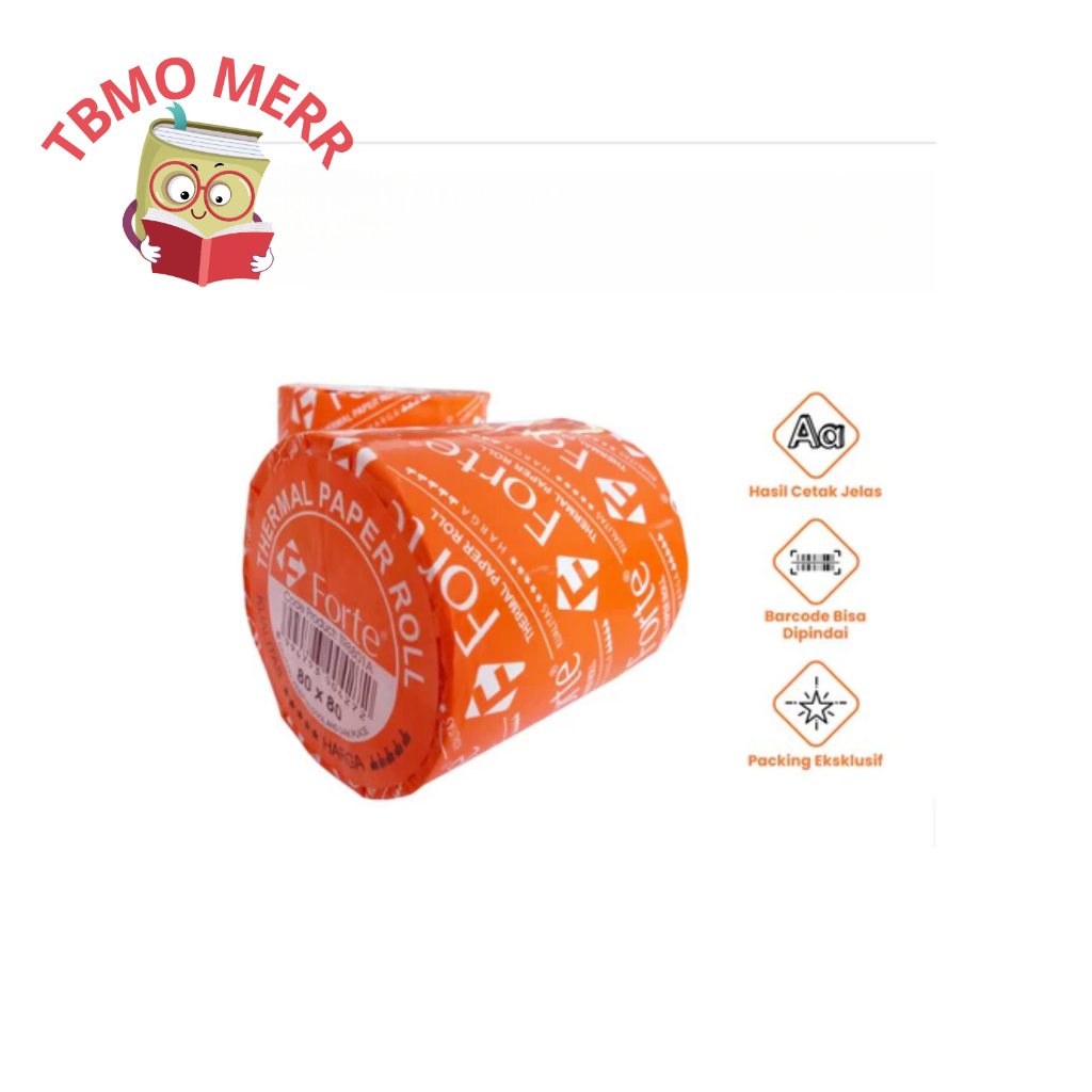 

[Forte] Kertas Thermal Struk Roll Kasir 80x80 / PCS