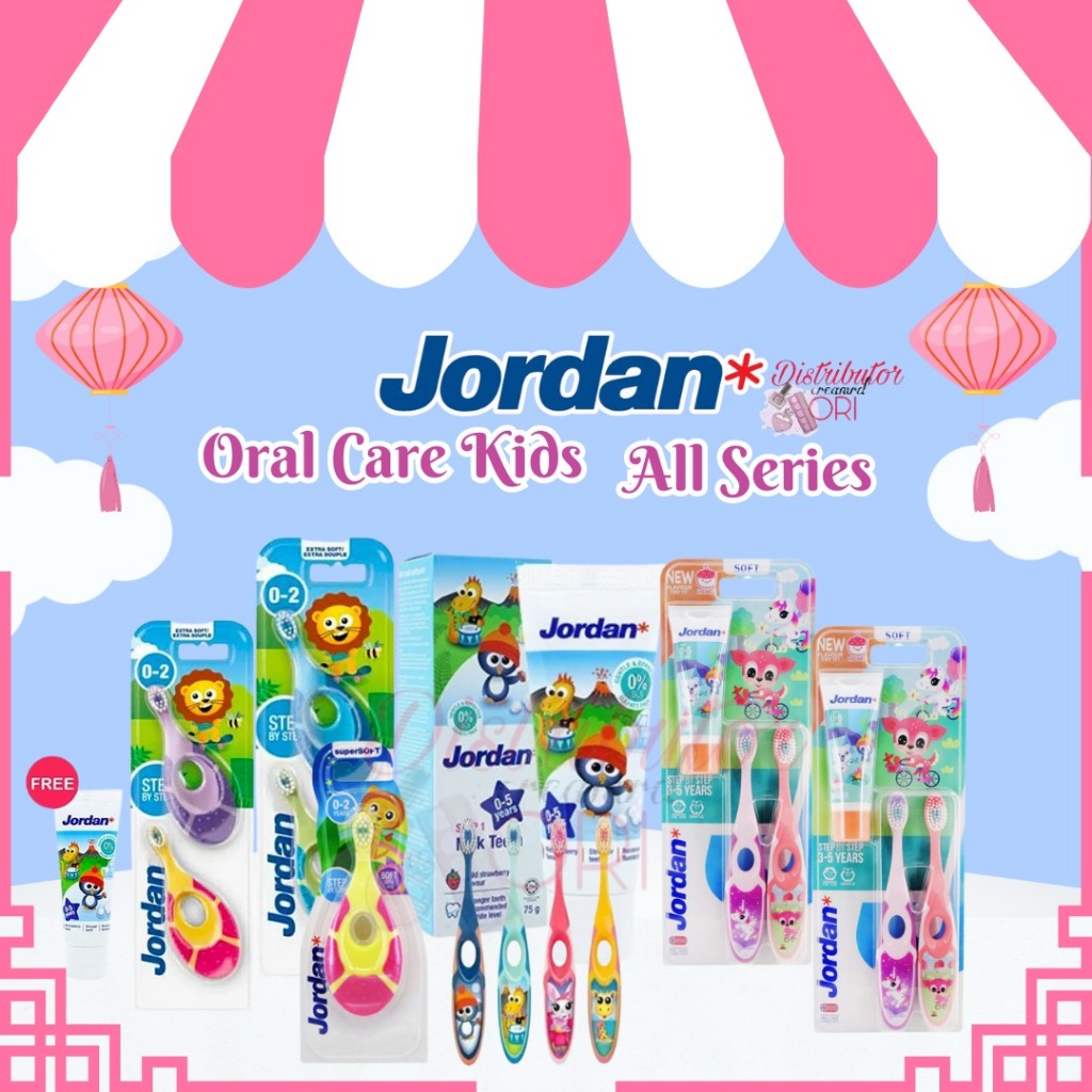 JORDAN SERIES | PASTA GIGI | ORAL CARE KIDS / ODOL / SIKAT GIGI