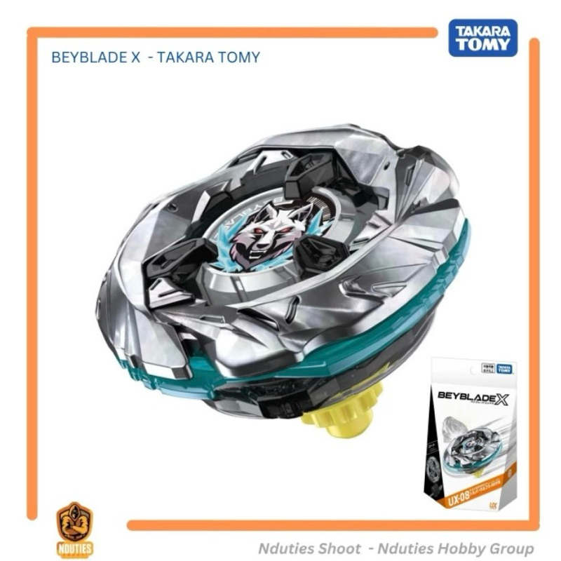 UX-08 Beyblade X Silver Wolf 3-80 FreeBall Takara Tomy Original
