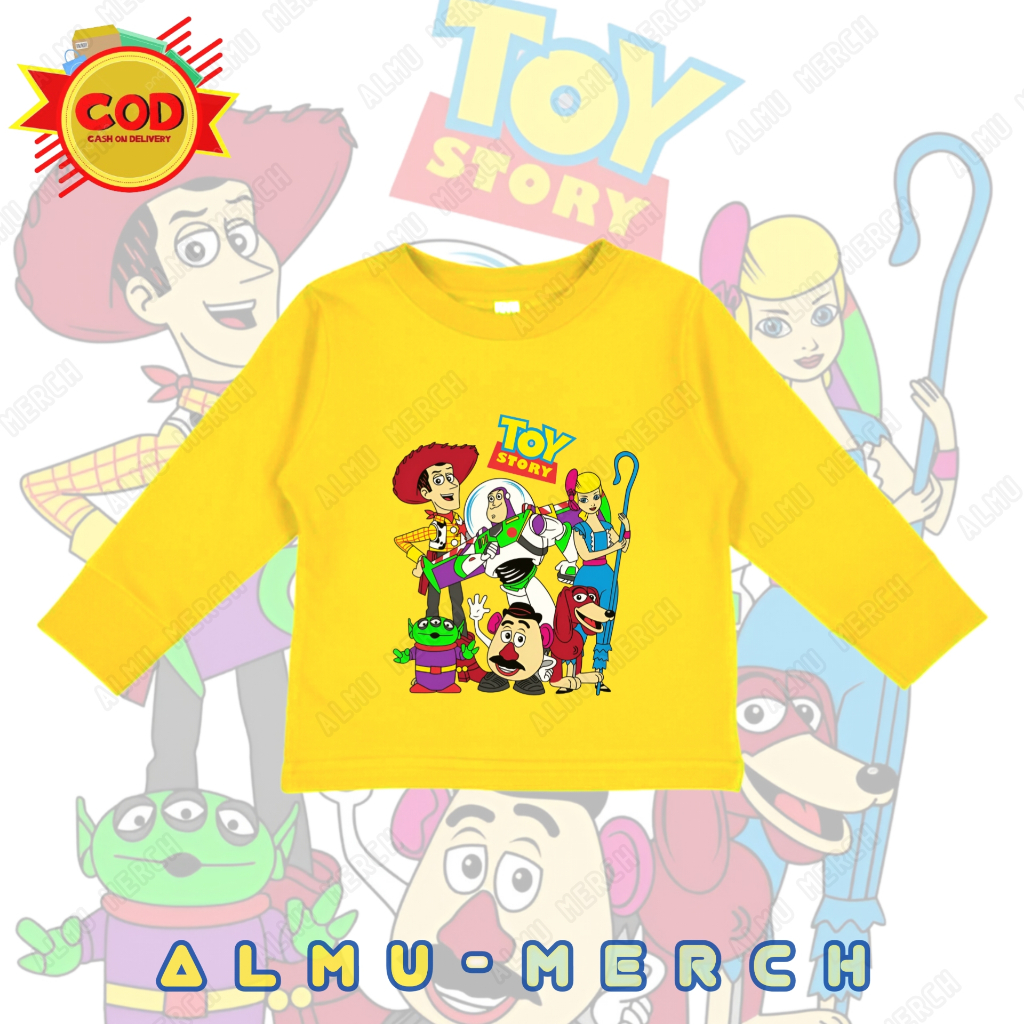 Kaos Anak Toy Story | Kaos Lengan Panjang Anak
