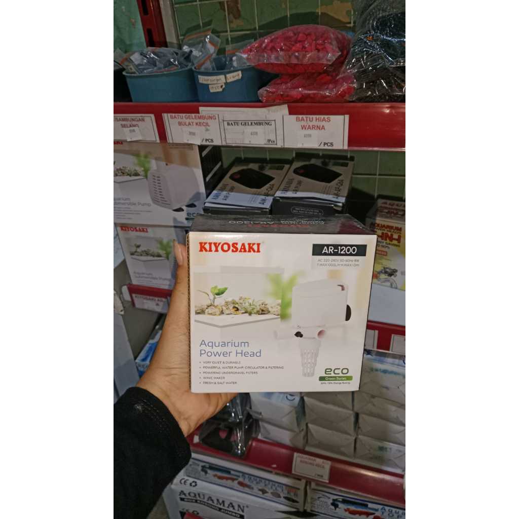 POMPA AQUARIUM KIYOSAKI AR 1200 POMPA CELUP AQUARIUM AQUASCAPE