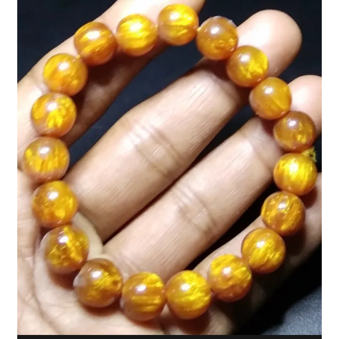 gelang batu tali arus batu asli