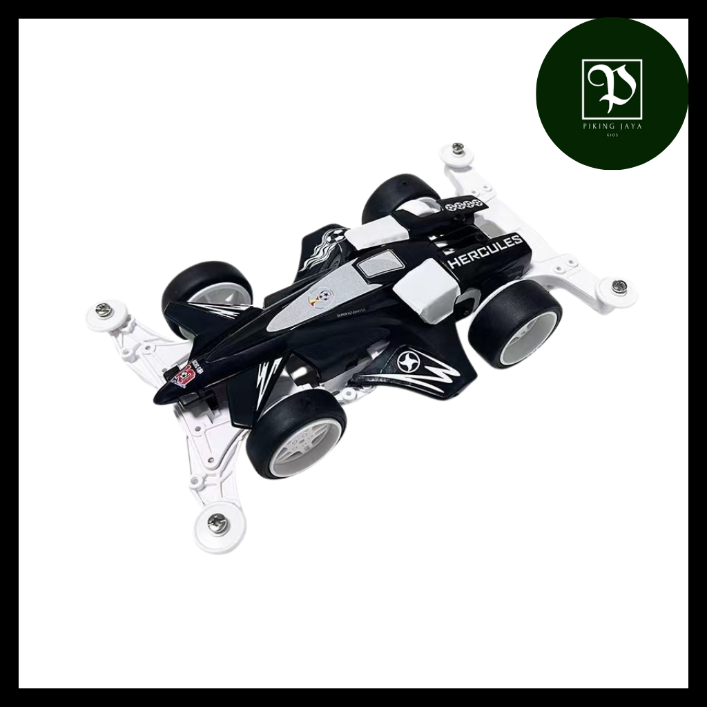 Tamiya Mini 4WD Jiepin Rayhawk Hitam Black Special VZ Chassis - Rep. Tamiya Merk Jiepin