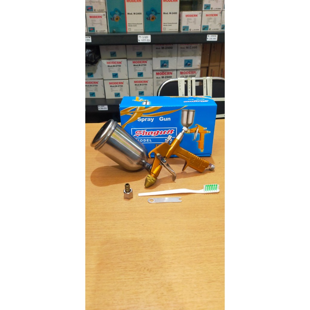 SHOGUN R2G Spray Gun Tabung Atas (Alat semprot cat untuk kompresor)