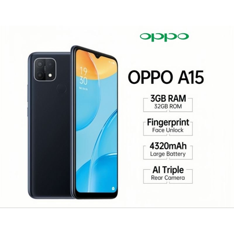 HP SECOND OPPO A15 RAM 3/32GB