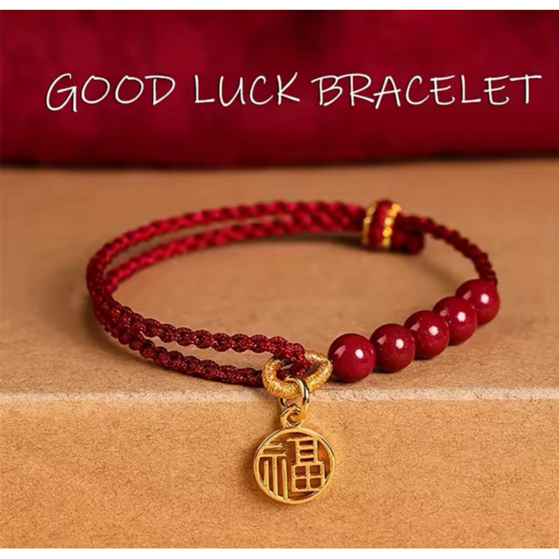 tabitaolshop-gelang tali batu merah zhusha