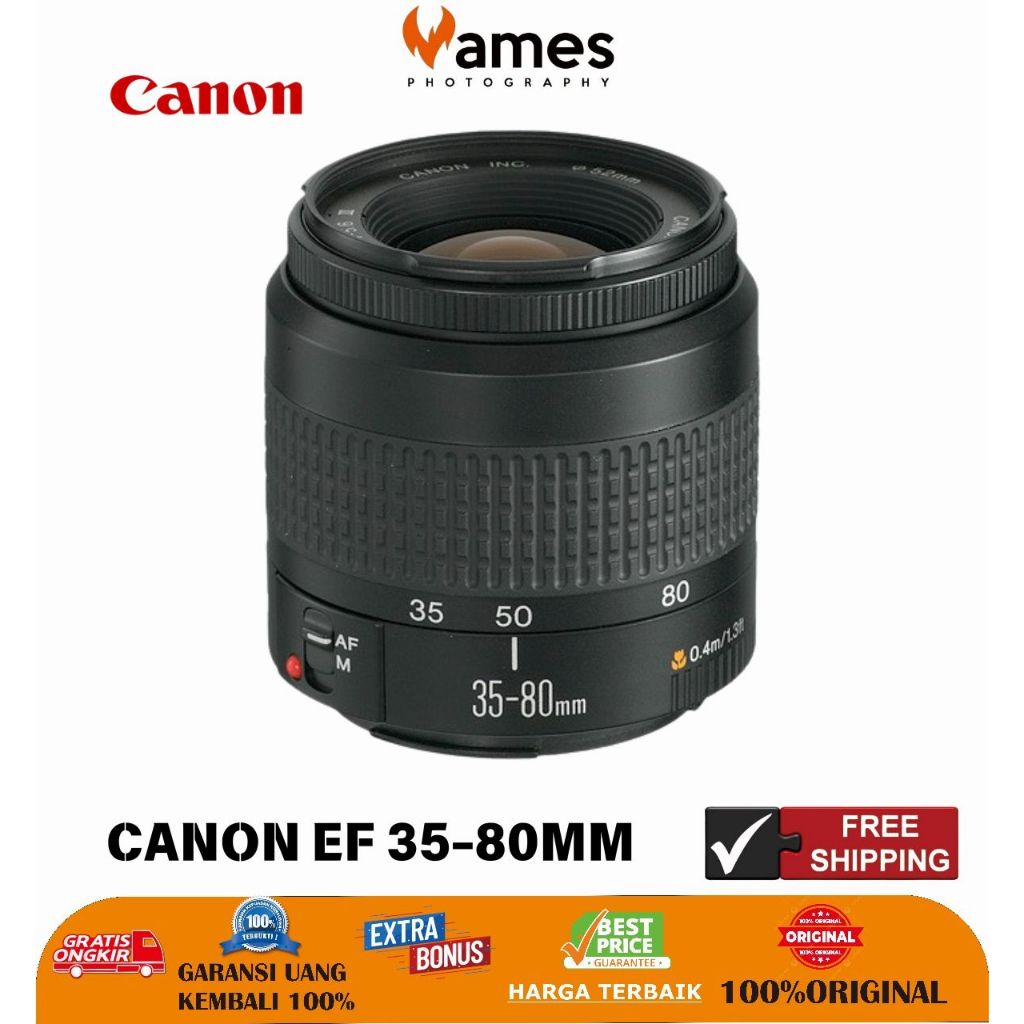 Lensa CANON EF 35-80mm F4-5.6 For Kamera Dslr  Like New