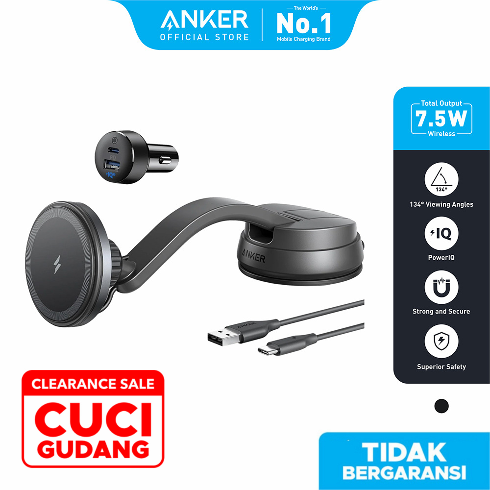 [NON GARANSI] Anker Magnetic Wireless Charger (MagGo) - B2930