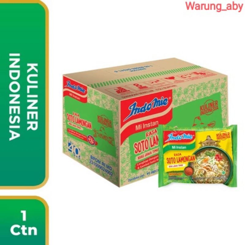 

Indomie Kuah Soto Lamongan 1 Dus Isi 40 Pcs | Indomie Kuah | Kuliner Nusantara | Indomie Seleraku