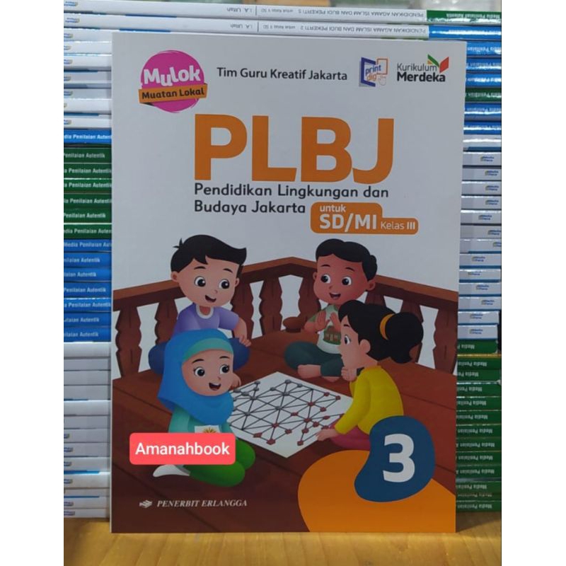Buku PLBJ Kelas 3 SD Kurikulum Merdeka Erlangga