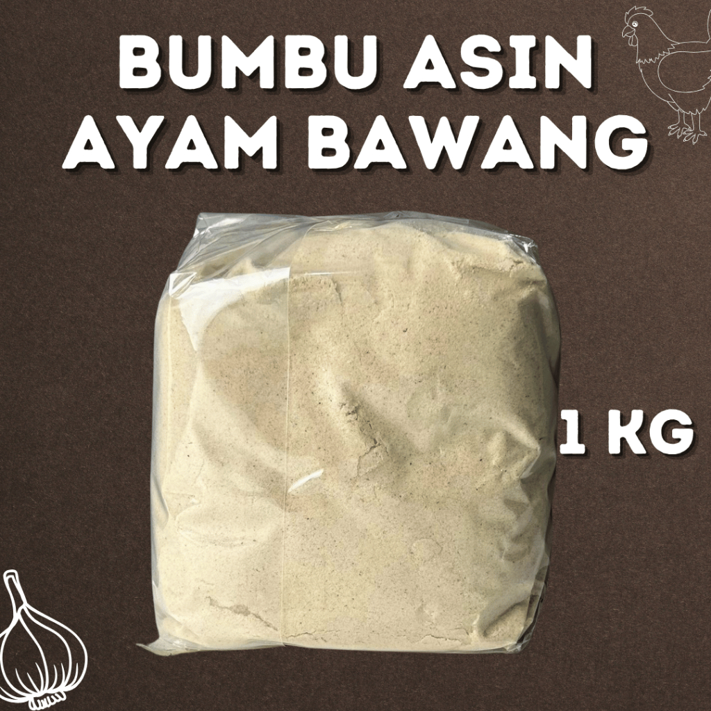 

Bumbu Asin Ayam Bawang 1 KG Kualitas Premium Rasa Asin Gurih
