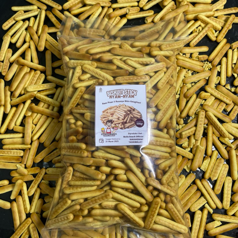 

Kue Biskuit Stick | 500gram [NOLIS SNACK & FOOD] Biskuit Aroma Durian
