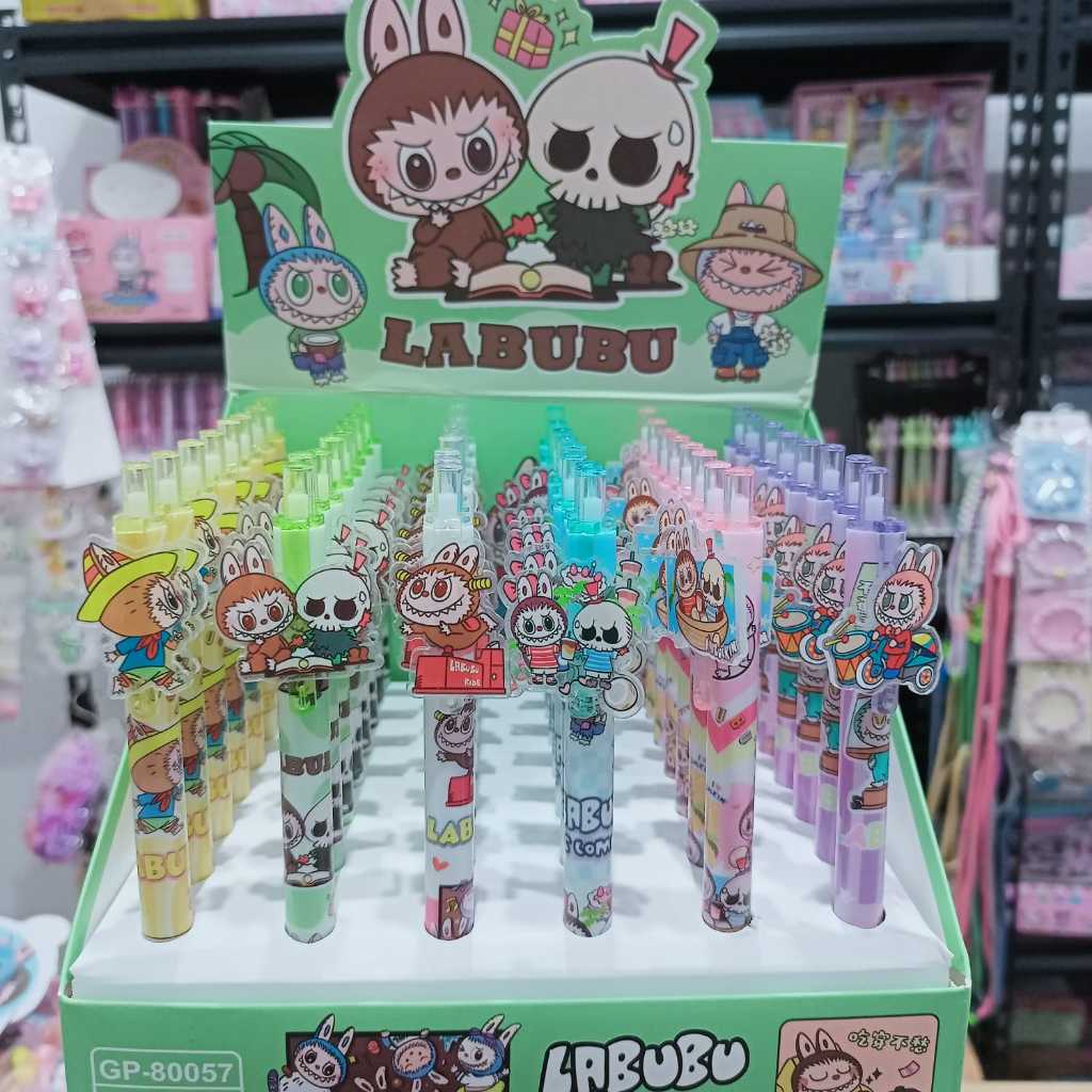 

1pcs Bolpoin Gel motif Sanrio AKRILIK KARAKTER KARTUN LUCU / Pulpen cetek akrilik pena 0.5MM / Pen Gel Mekanik klik Cinnamorol Melody / Bulpoin