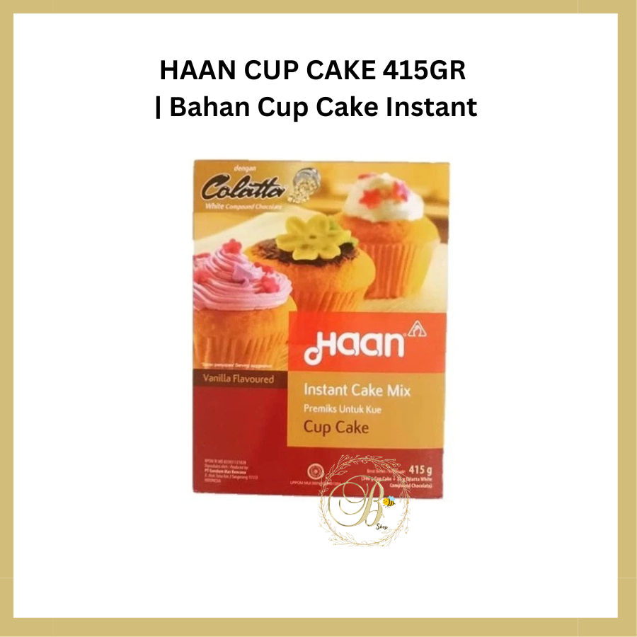 

HAAN CUP CAKE 415GR | Bahan Cup Cake Instant